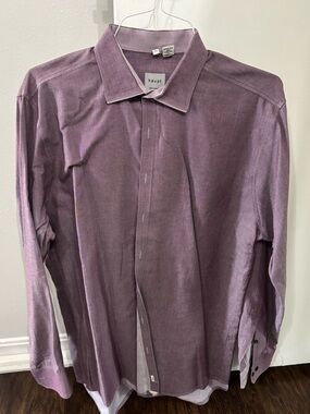 Haupt Plum Long-Sleeve Dress Shirt